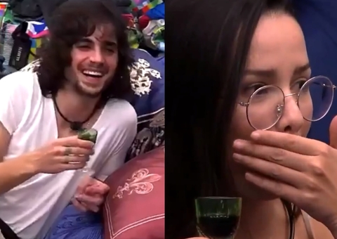 A la Fábio Jr., Fiuk joga beijo para Juliette e diz porque não quer Thais