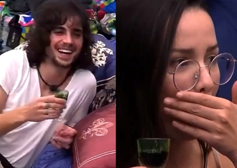 A la Fábio Jr., Fiuk joga beijo para Juliette e diz porque não quer Thais