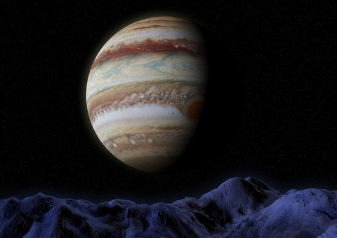 Podem existir vulcões submersos ativos em uma das luas de Júpiter