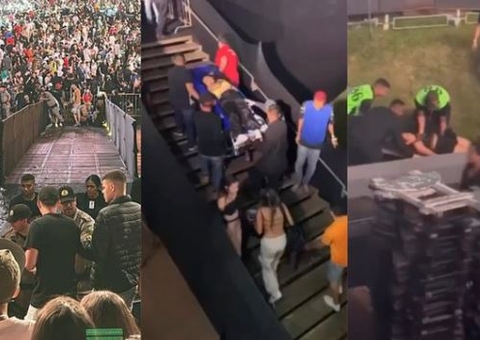 Rampa desaba durante festival de música e deixa 25 pessoas feridas 