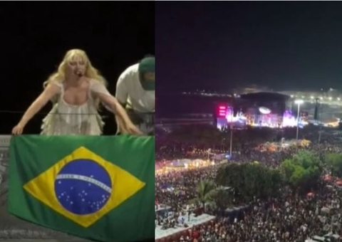 Show histórico de Lady Gaga em Copacabana supera público de Madonna