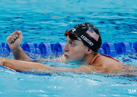 Ledecky estabelece recorde olímpico nos 1500m livre; brasileiras caem