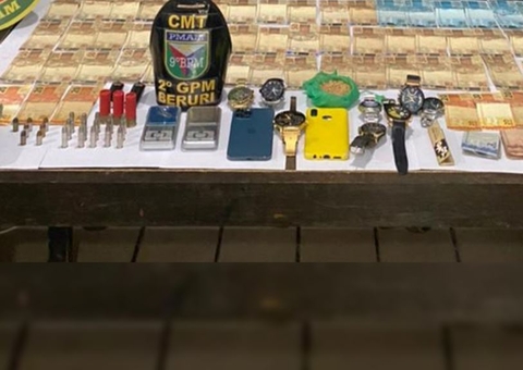 Trio é preso com munições e mais de R$ 50 mil durante operação no Amazonas