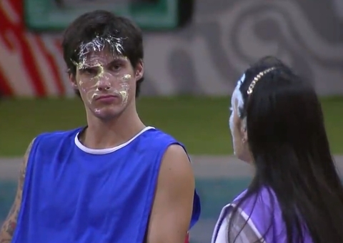 Larissa e Gabriel trocam farpas no jogo da discórdia; vídeo