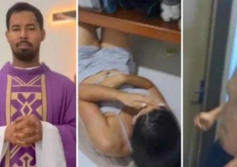 Padre é flagrado com noiva de fiel dentro de casa paroquial
