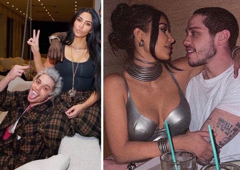 Chega ao fim namoro de Kim Kardashian e Pete Davidson após 9 meses, diz revista