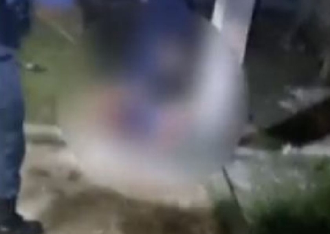 Condenado pelo 'Tribunal do Crime', homem é baleado e amarrado em Manaus