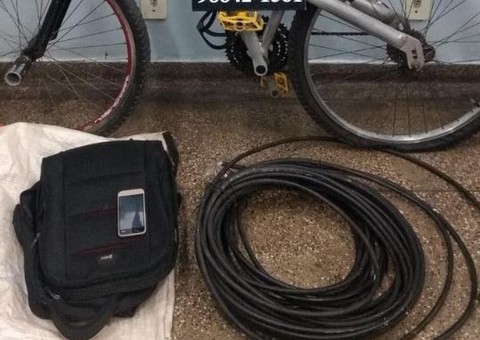 Homens são presos por furto de cabos de telefonia móvel em Manaus