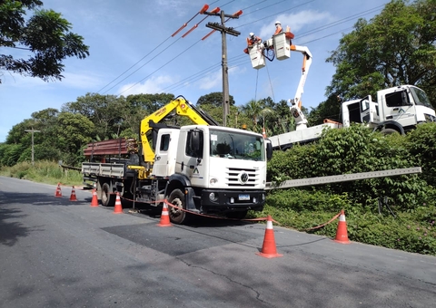 Bairros têm serviço de energia suspenso neste sábado em Manaus