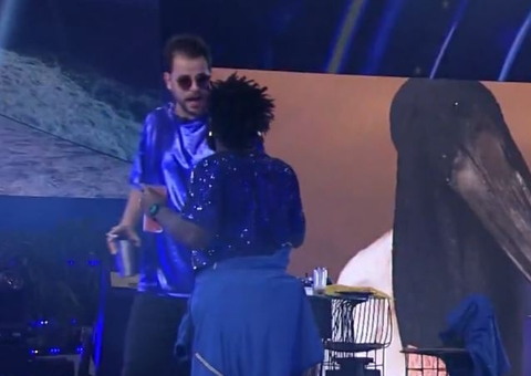 Gustavo e DG se estranham e trocam xingamentos em noite de festa no BBB22: 'Otário'