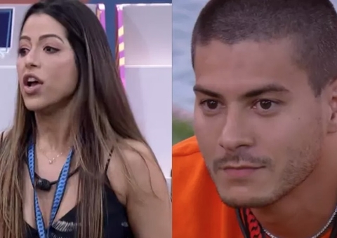 Laís acusa Arthur de complô contra ela por medo de enfrentar Jade no paredão