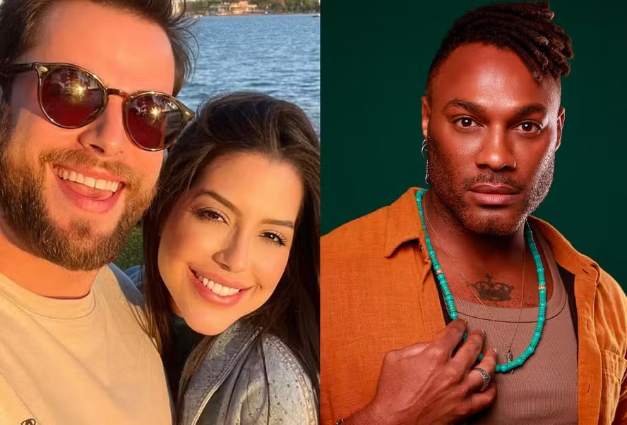Ex-BBBs Laís e Gustavo criticam Fred Nicácio: 'casado com um branco'