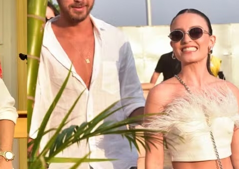 Larissa Manoela e André Luiz Frambach renovam votos de casamento no Rock in Rio