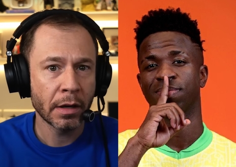 Tiago Leifert reage após Vini Jr. detoná-lo por crítica: 'não estou pedindo desculpas'