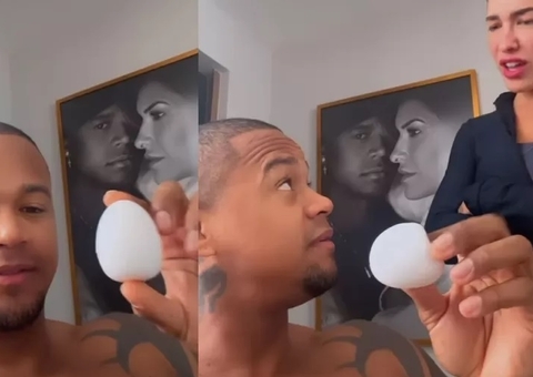 Léo Santana ganha presente erótico de fã e Lore Improta reage: ‘descarada’