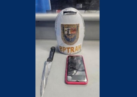 Com ‘peixeira’, suspeito assalta mulher e leva tiro da PM ao resistir à prisão no Jorge Teixeira