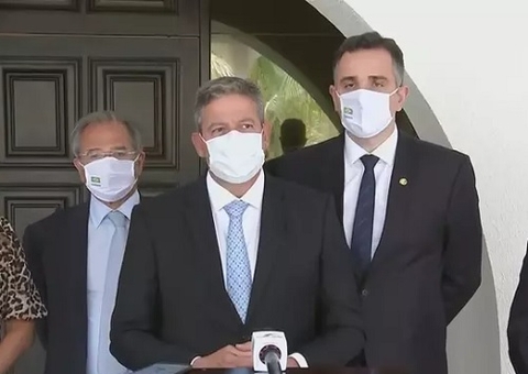 Lira e Pacheco discutem com governo volta do auxílio emergencial