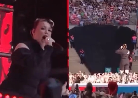 Lola Young, de hit viral do TikTok, fica aos prantos após problema técnico em show; vídeo