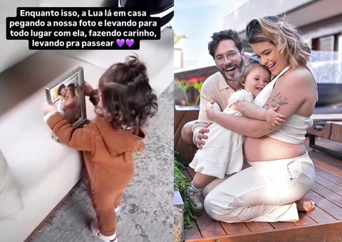Filha faz carinho em foto de Viih Tube, internada na UTI
