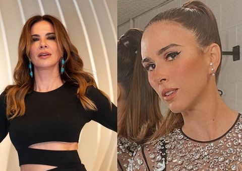 Luciana Gimenez não ri e censura piada de Tatá Werneck durante Lady Night