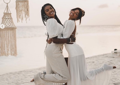 Ludmilla planeja gravidez compartilhada com a esposa Brunna Gonçalves