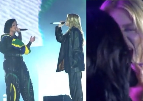 Demi Lovato canta com Luísa Sonza no The Town e performance leva fãs à loucura; vídeo