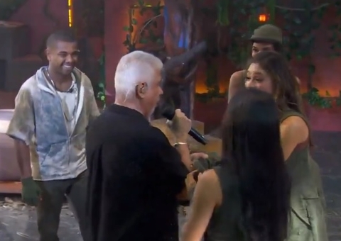 Lulu Santos pede para não ser derrubado por Bia e sister se diz envergonhada