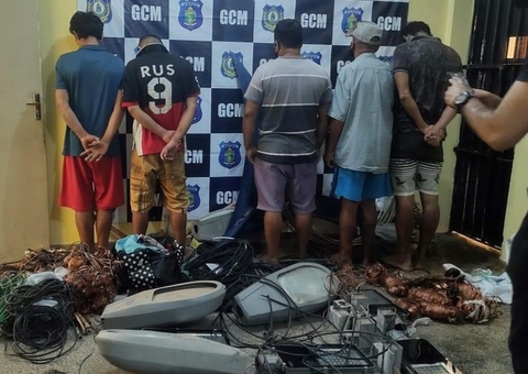 Grupo é preso por furto de luminárias de praças e escolas no Amazonas