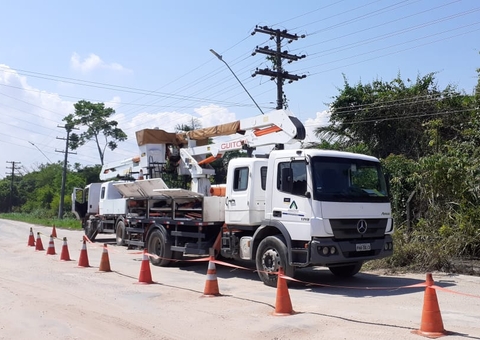Desligamento programado deixa 7 bairros sem energia neste domingo 