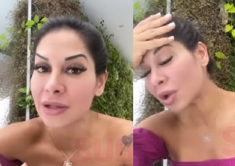 Em vídeos, Maíra Cardi rebate Arthur Aguiar e diz que ator sabia que filha estava doente