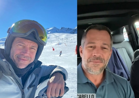 Malvino Salvador chega a Manaus após viagem aos alpes franceses: 'do -5 ºC aos 28 ºC'