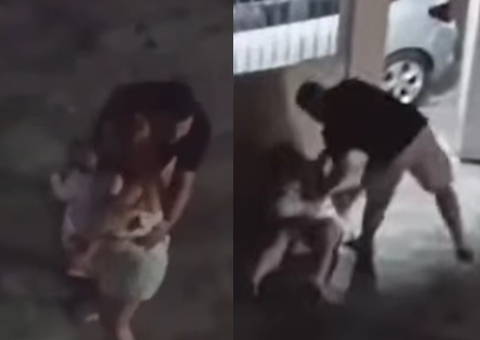 Homem agride esposa com bebê no colo em Manacapuru: 'não tô fazendo nada de errado'