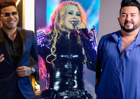 Joelma, Tierry e Guto Lima fazem show gratuito no aniversário de Manaus