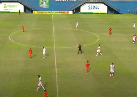 Manaus e Manauara terminam empatados em 2 a 2 pela série D 