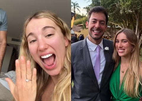 Manu Cit é surpreendida com pedido de casamento: 'vou casar com o homem que eu amo'