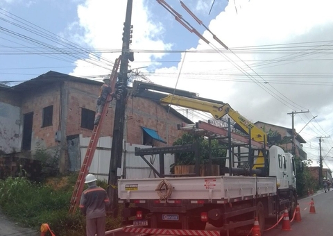 Casas e comércios de quatro bairros ficarão sem energia nesta quinta-feira