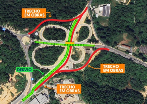 Trevo do Rapidão Rodoanel será inaugurado nesta segunda em Manaus