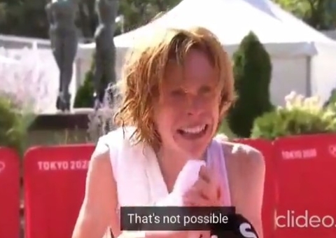 Professora, maratonista olímpica de 38 anos se emociona com 28ª colocação