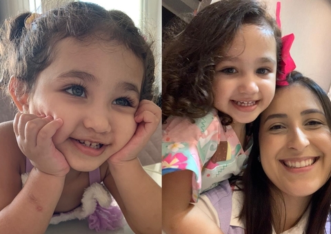 Família de Manaus faz campanha para custear tratamento de menina de 3 anos com tumor cerebral