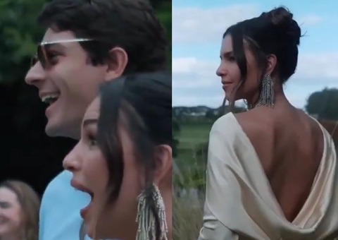 Mariana Rios mostra chá revelação do primeiro filho; vídeo