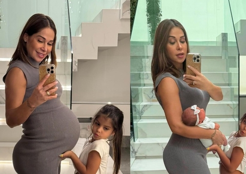 Maíra Cardi decide deletar Instagram após críticas por fotos de 'antes e depois' do parto 