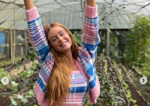 Marina Ruy Barbosa passa temporada na fazenda do namorado Guilherme Mussi