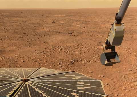 Rover Zhurong compartilhou as primeiras imagens de Marte; Confira
