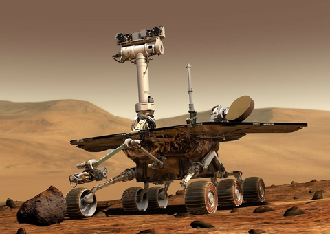 NASA divulga fotografia aérea do rover Curiosity 