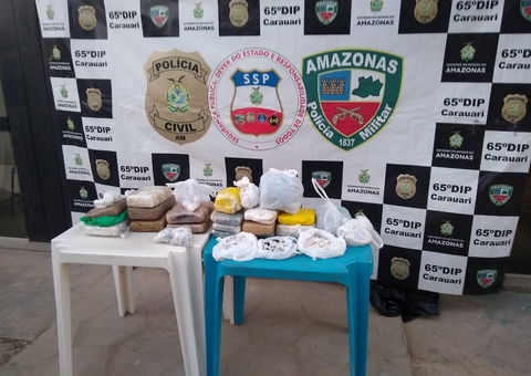 Cerca de 20 kg de drogas são incineradas em Carauari, no Amazonas