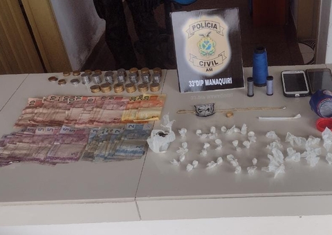 Jovem é preso ao manter depósito de drogas no Amazonas