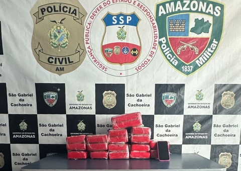 Mulher tenta despachar mala com 23kg de drogas e é presa no Amazonas