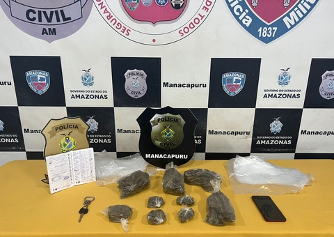Homem é preso com drogas e adolescente é resgatada de cárcere privado no Amazonas