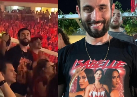 Matteus vibra e ‘baba’ por Isabelle Nogueira no Festival de Parintins; vídeos