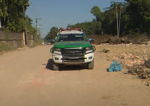 Com mãos amarradas e corda no pescoço, homem é achado morto em Manaus